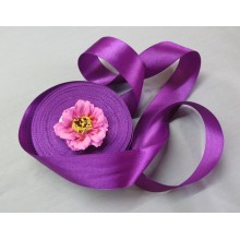 Атласная лента двухсторонняя 25 мм фиолетовая